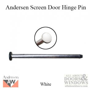 Hinge Pin, Screen Door - White