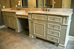 Bathroom cabinet doors