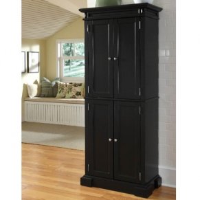 Black Storage Cabinet With