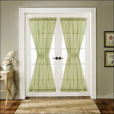 Kitchen door curtains