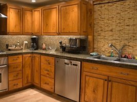 Rustic Kitchen with Unfinished