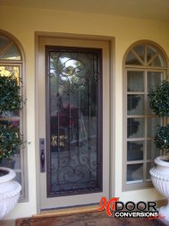 Wrought Iron Door Insert