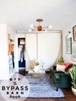 DIY Bypass Barn Door Tutorial vintagerevivals.com