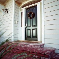 Exterior acrylic paint protects your exterior door from the elements.
