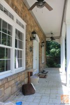 Front Porch Decorating Ideas: Front door before the front porch makeover