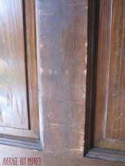 How to refinish an exterior door using gel stain. Average But Inspired