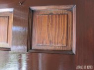How to refinish an exterior door using gel stain. Average But Inspired
