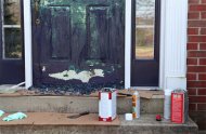 How to strip paint from an metal exterior door How to strip paint from an metal exterior door