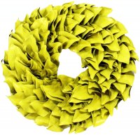 Lacquered colorblocking Easter wreaths from | width=