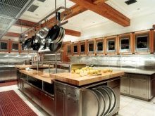 restaurant kitchen design island configuration