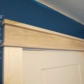 Simple Craftsman Door Trim Tutorial | Cape27Blog.com