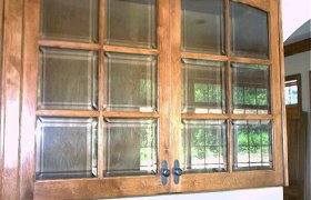Beveled glass Doors