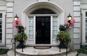 Black front Doors