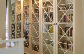 Bookshelf with glass Doors