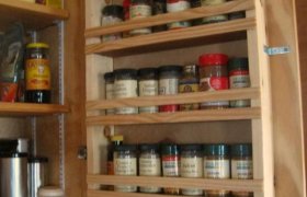 Cabinet Door spice Rack