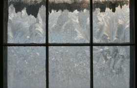Condensation on windows in house