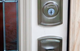 Front door locksets