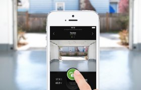 Garage door remote app