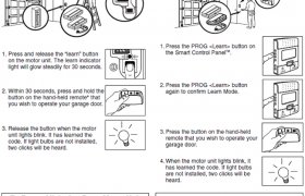 How to program LiftMaster Garage Door opener?