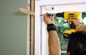 Install Sliding glass Door