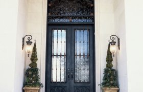 Iron front Doors