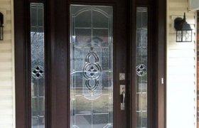 Replacement glass for front door