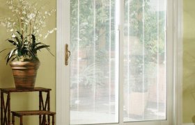 Sliding glass Doors with built in Blinds