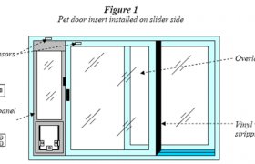 Sliding glass Pet Door