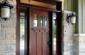 Solid wood front Doors