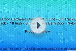 Barn Door Hardware Combo All in One - 6 ft Track Flat