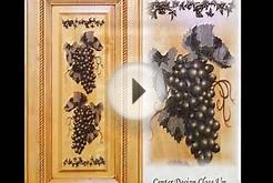 Cabinet door carvings, engravings and designs