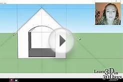 Day 3 - How to Build a Dog House with SketchUp - Learn 3D