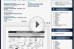 Garage Door Opener Manuals