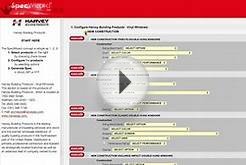 Harvey Building Products SpecWizard for Vinyl Windows