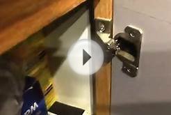 How to Adjust Hanging Cabinet Cupboard Door Hinges