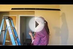 How to install pair of sliding barn doors with RLP V track