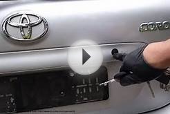 How to service and repair stuck car door key lock