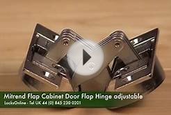 Mitred Flap Cabinet Door Flap Hinge adjustable LocksOnline