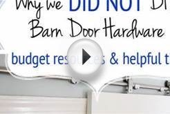 Modern Barn Door Hardware Review and Instructions