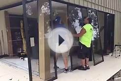 PGT 2500 sliding glass door installation