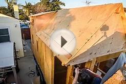 Tiny House Round Window Framing & Sheathing