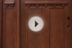 Triple Cherry 6-Lite Craftsman Solid Wood Entry Door