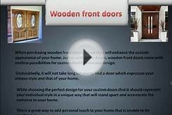 Wooden Front Doors
