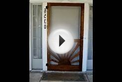 Wooden Screen Doors | Wooden Screen Doors With Glass Inserts